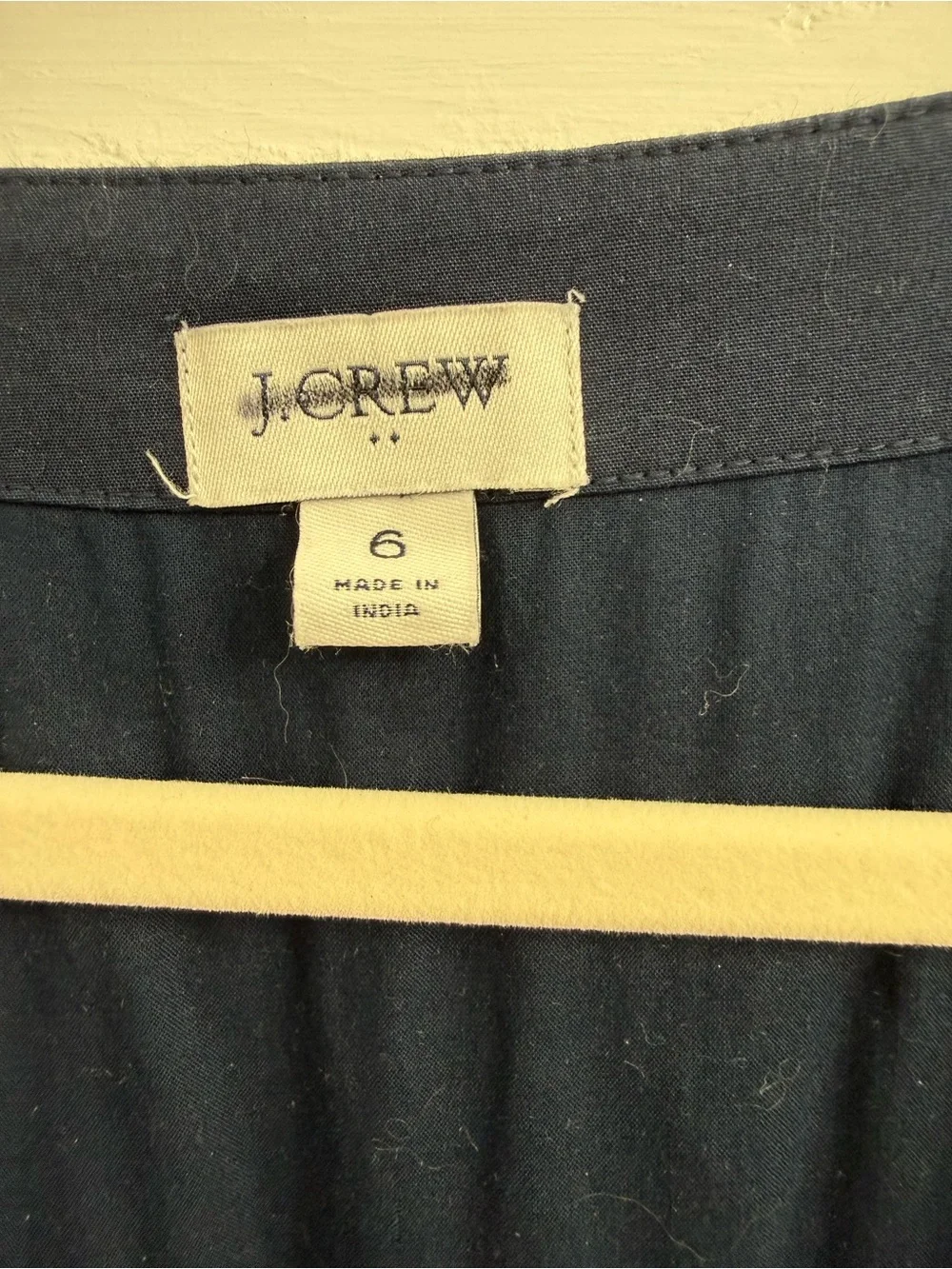 J. Crew Navy Short-Sleeve Button-Front Wrap Dress